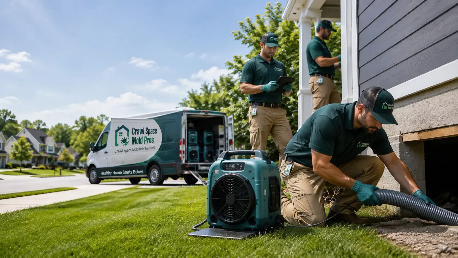 Crawl Space Mold Removal in Philo, OH